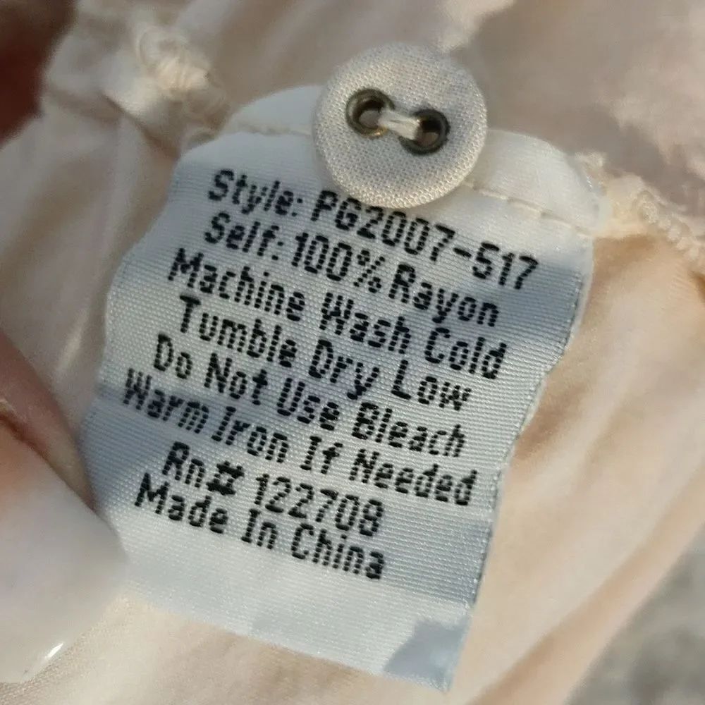 Johnny Was Asymmetrical Tunic Top - Picture 5 of 7